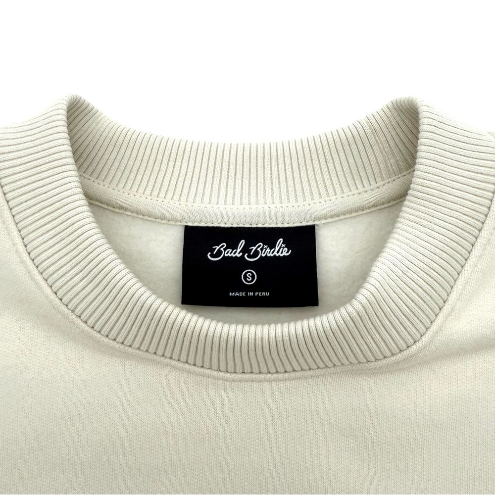 NWOT New Bad Birdie Women's Script Fleece Crewneck Small S Golf Sweatshirt Top - Picture 2 of 2